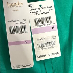 Laundry by Shelli Segal Teal-Green Dress